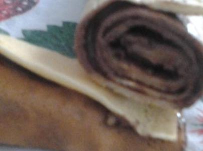 Crepes nutella e granella di nocciola