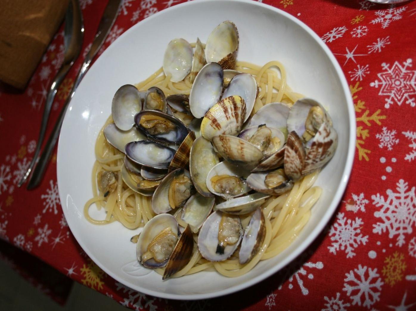 Spaghetti con le vongole