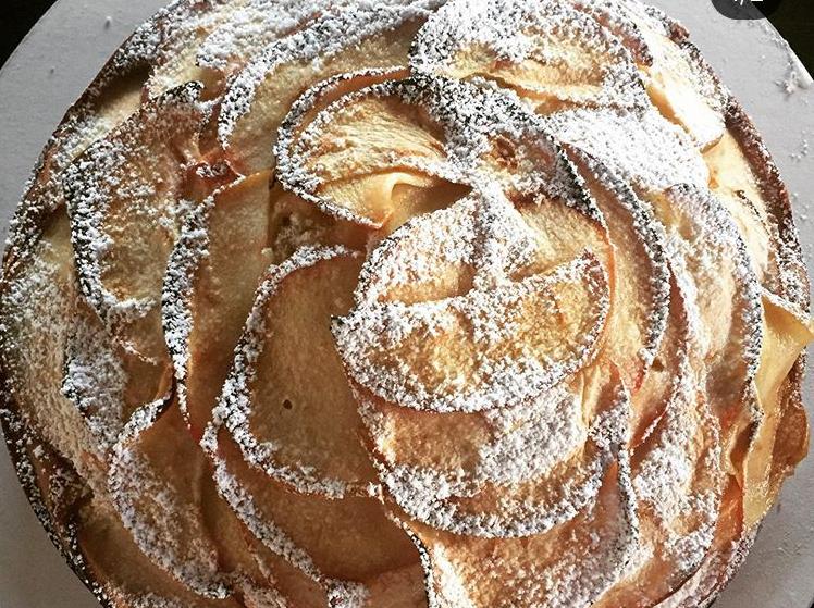 Torta di mele senza lattosio