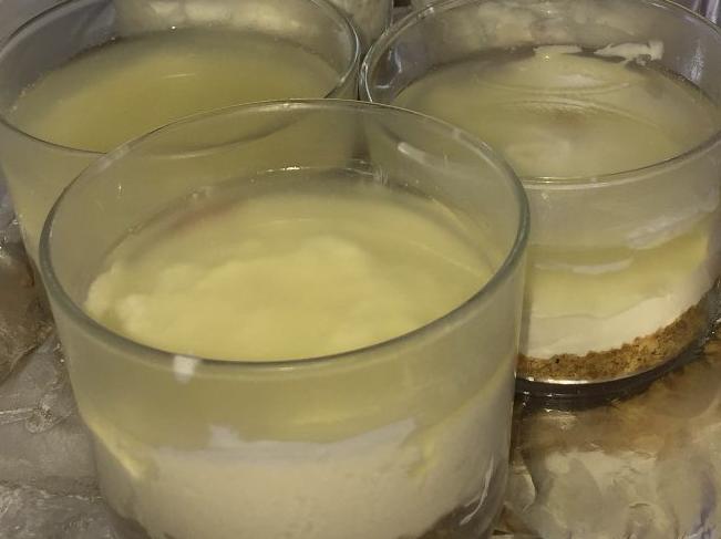 Cheesecake monoporzione al limone