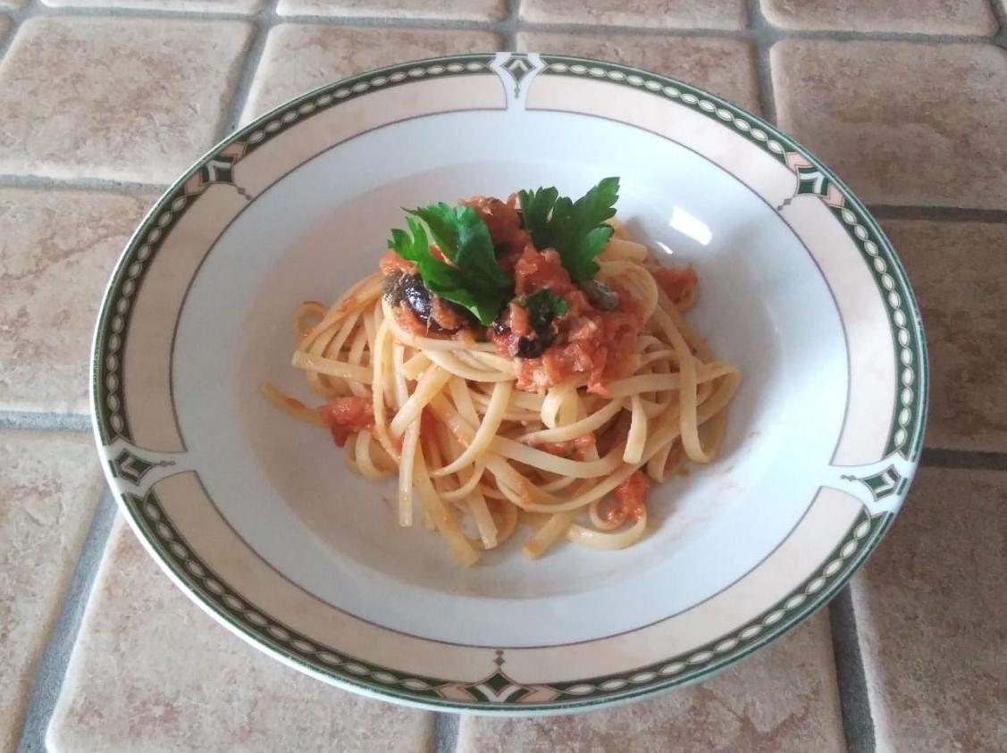 Linguine al tonno