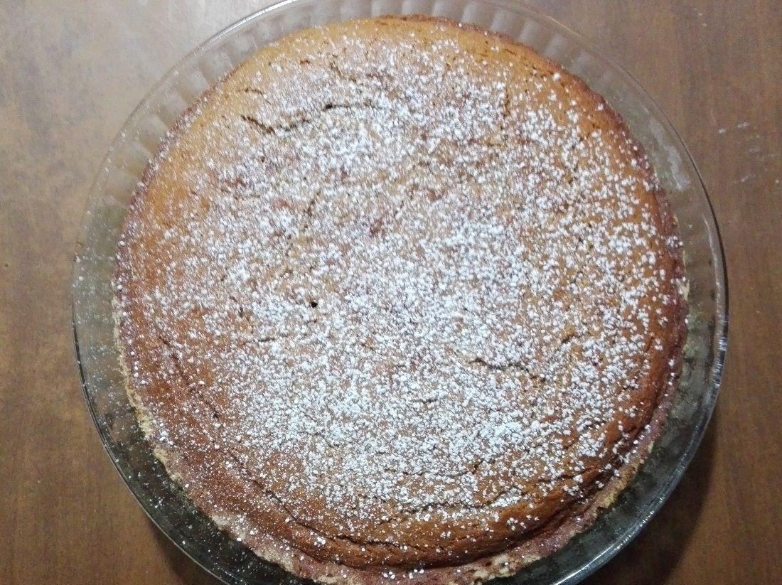 Torta con farina di castagne