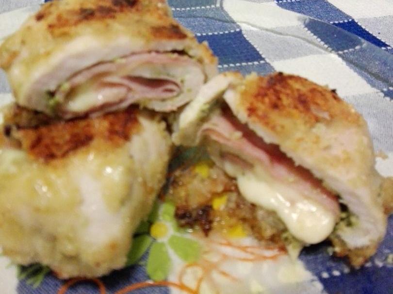 Involtini di pollo saporiti.