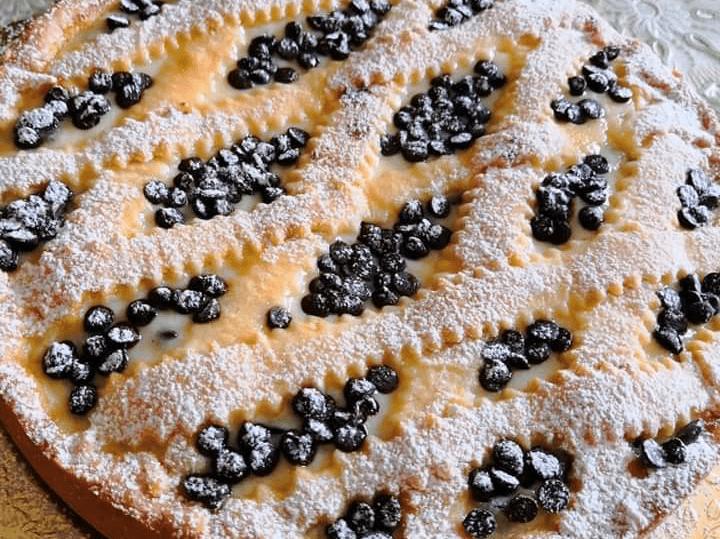 Crostata con Ricotta e Gocce di Cioccolato