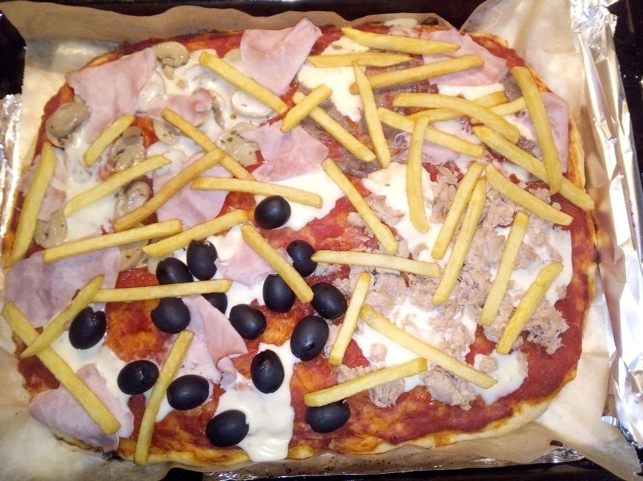 Pizza alta ricca