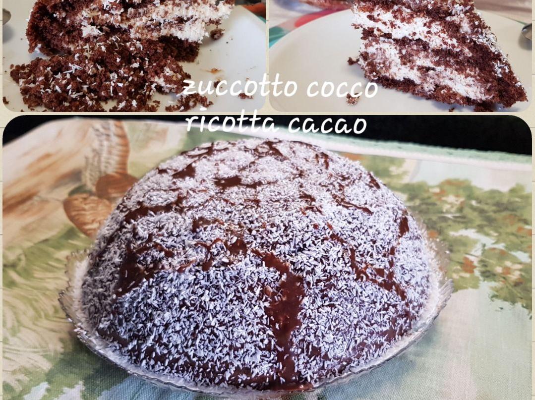 Zuccotto al cocco