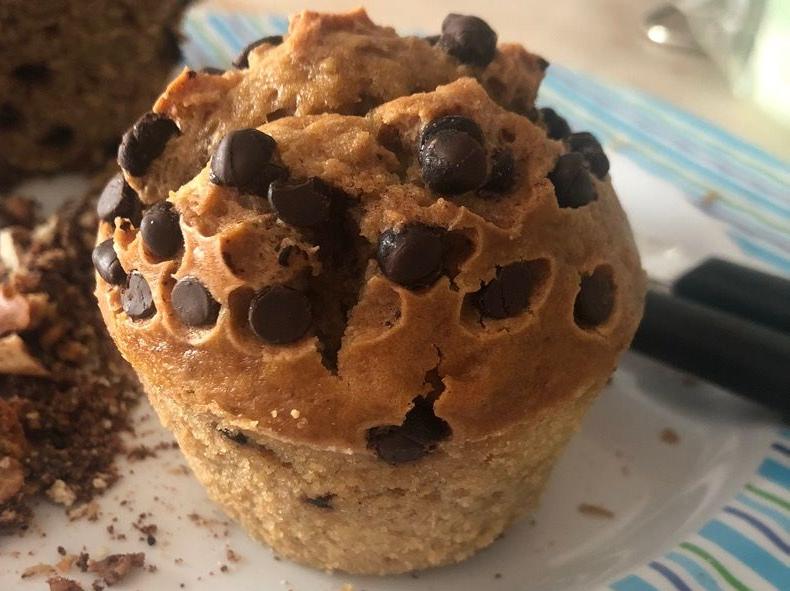 Muffin con gocce di cioccolato