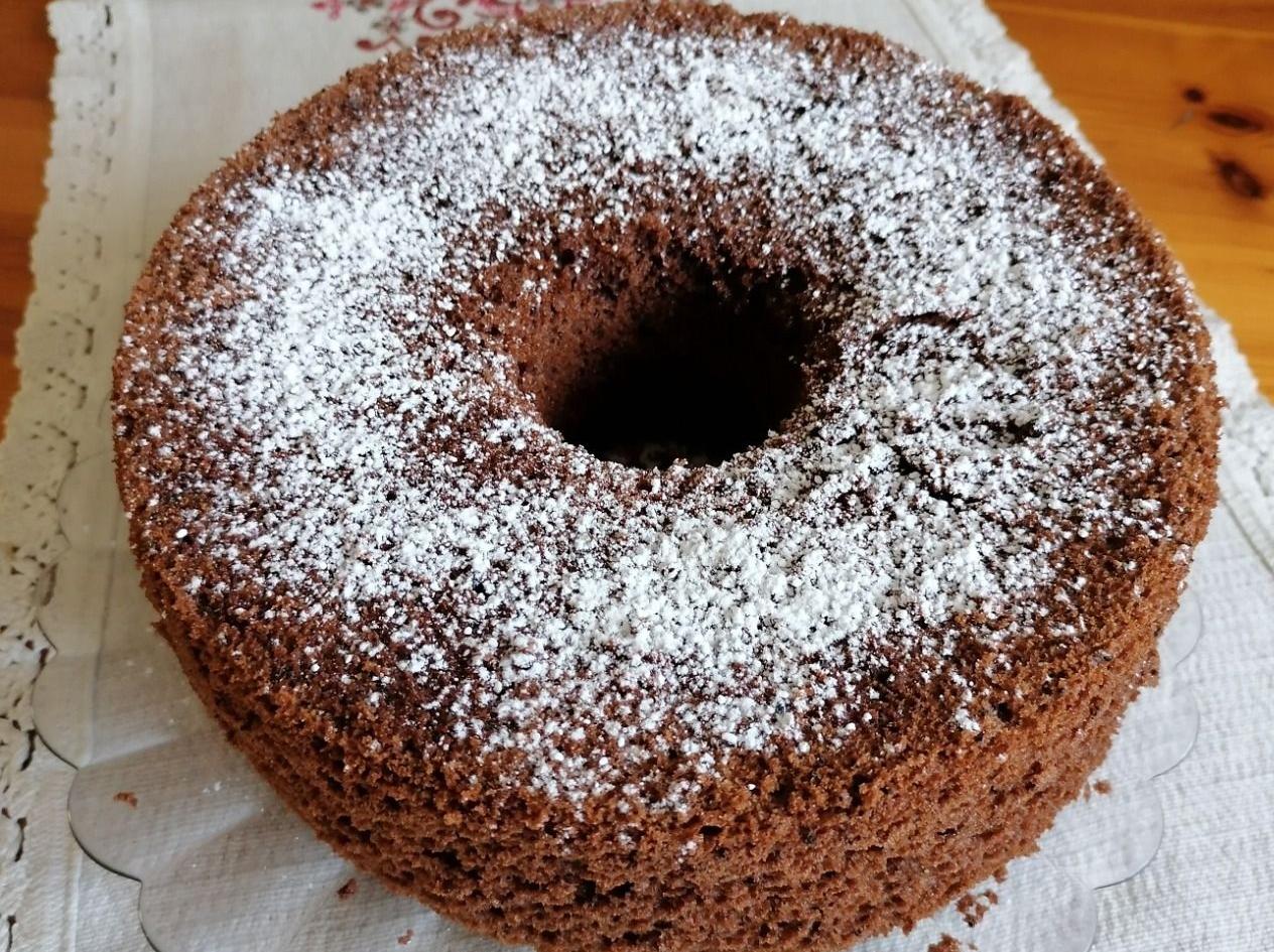 Chiffon cake al cioccolato