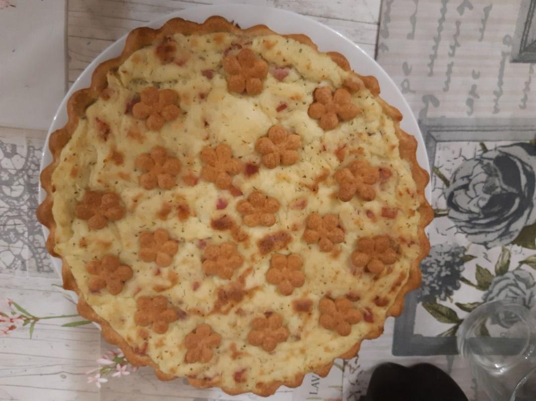 Crostata rustica patate e cotto