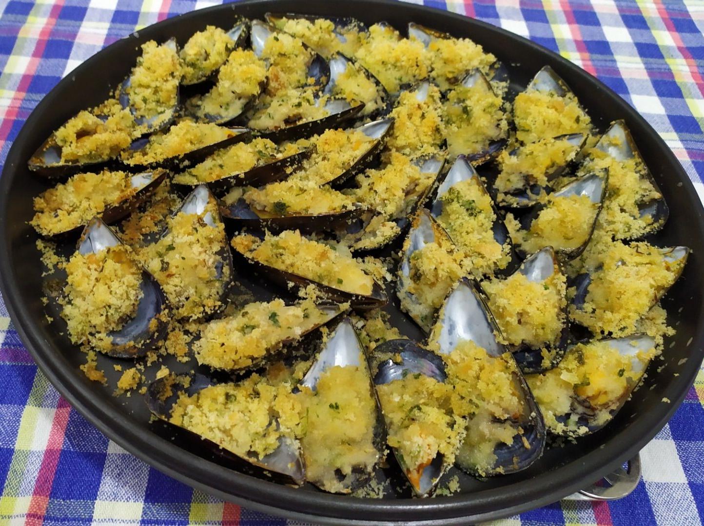 Cozze gratinate