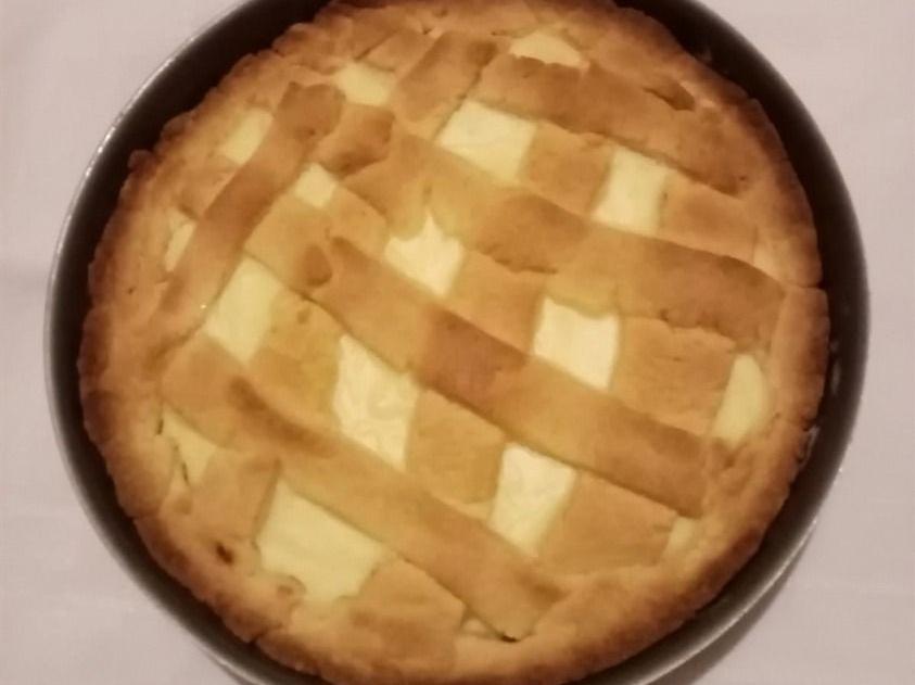 Crostata alla ricotta e cioccolato bianco