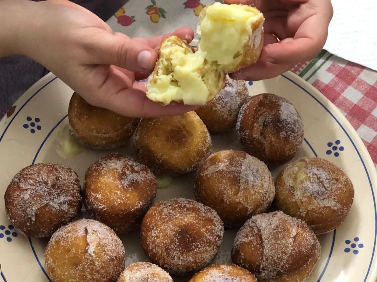 Mini bombe alla crema