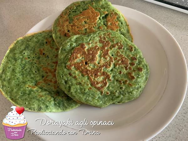 Dorayaki agli spinaci