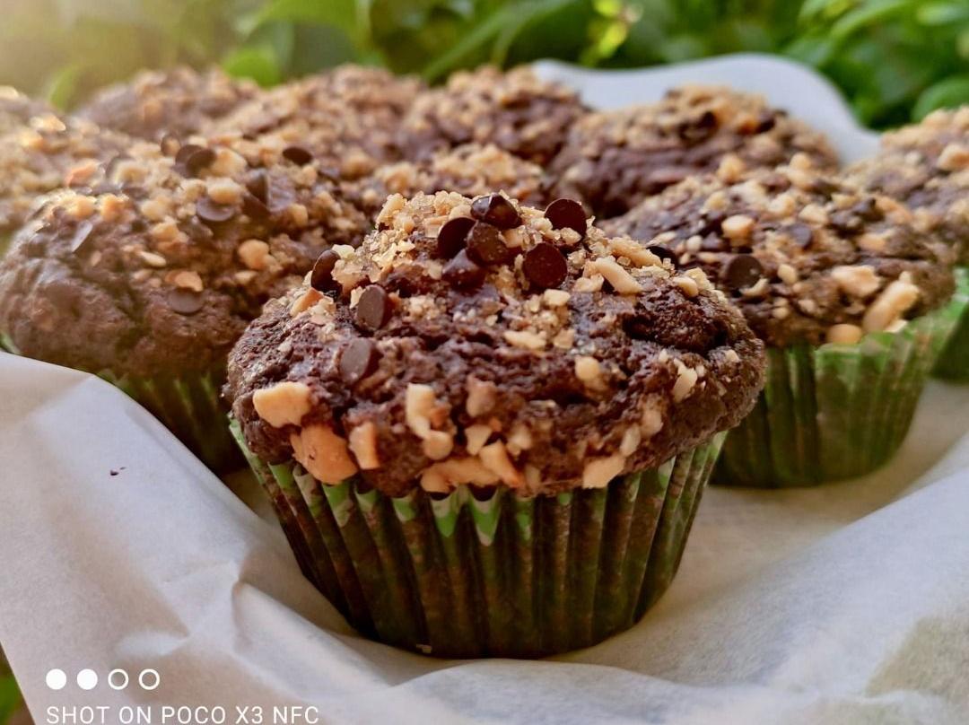 Muffin cioccolato e nocciole