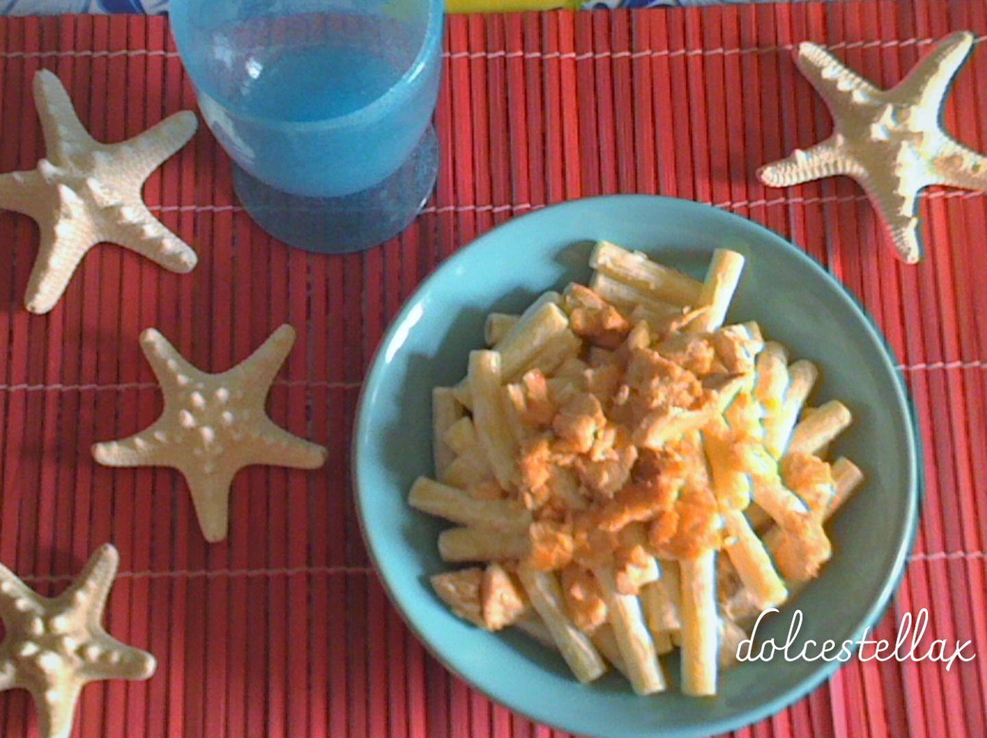 Pasta panna e salmone fresco