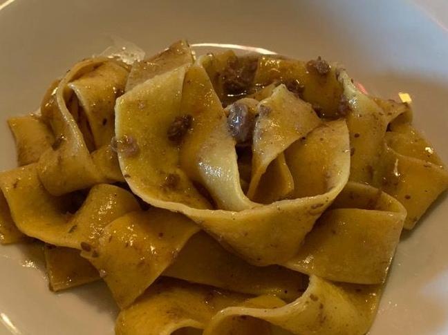 Tagliatelle al ragù di funghi