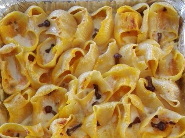 Conchiglioni zucca e funghi