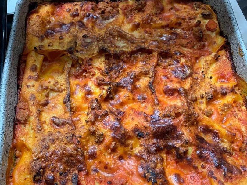 Lasagna zucca e salsiccia