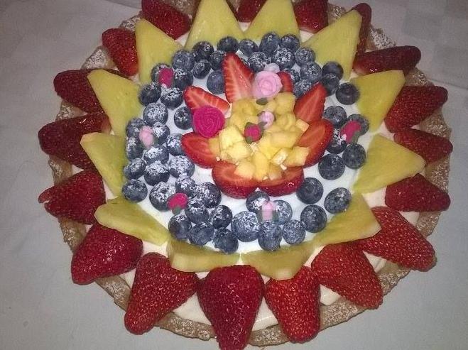 Crostata crema e frutta