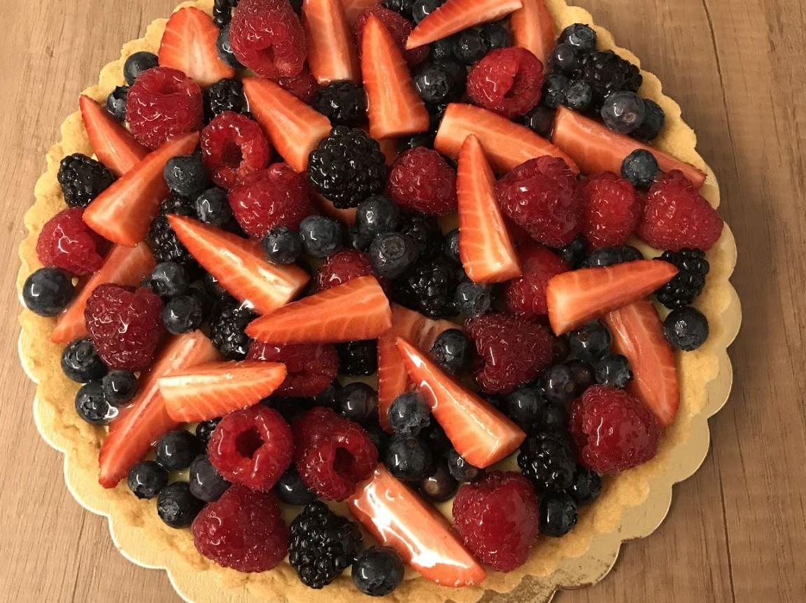 Crostata con frutti di bosco