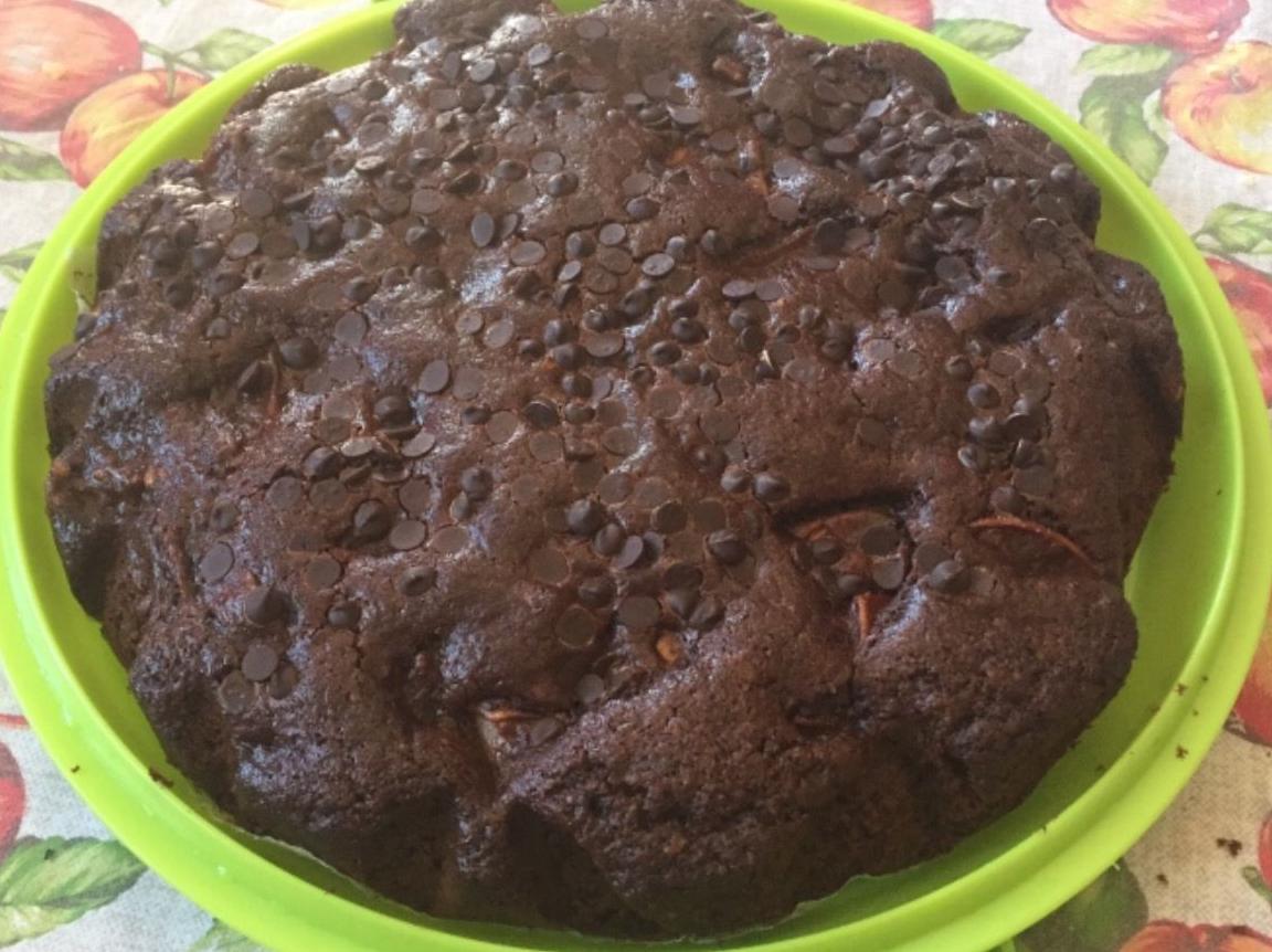 Torta pere e gocce di cioccolato