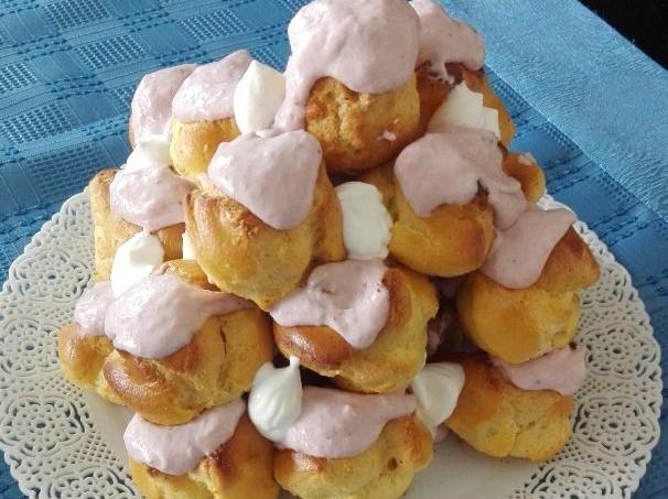 Profiteroles alle fragole