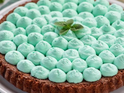 Crostata cioccolato e menta