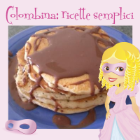 Pancake alle mele con crema al cioccolato