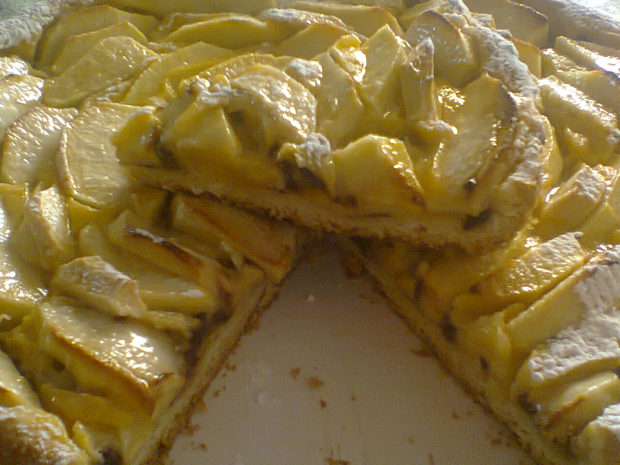 crostata di mele e crema pasticcera