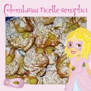 Brighelle di carnevale con crema pasticcera