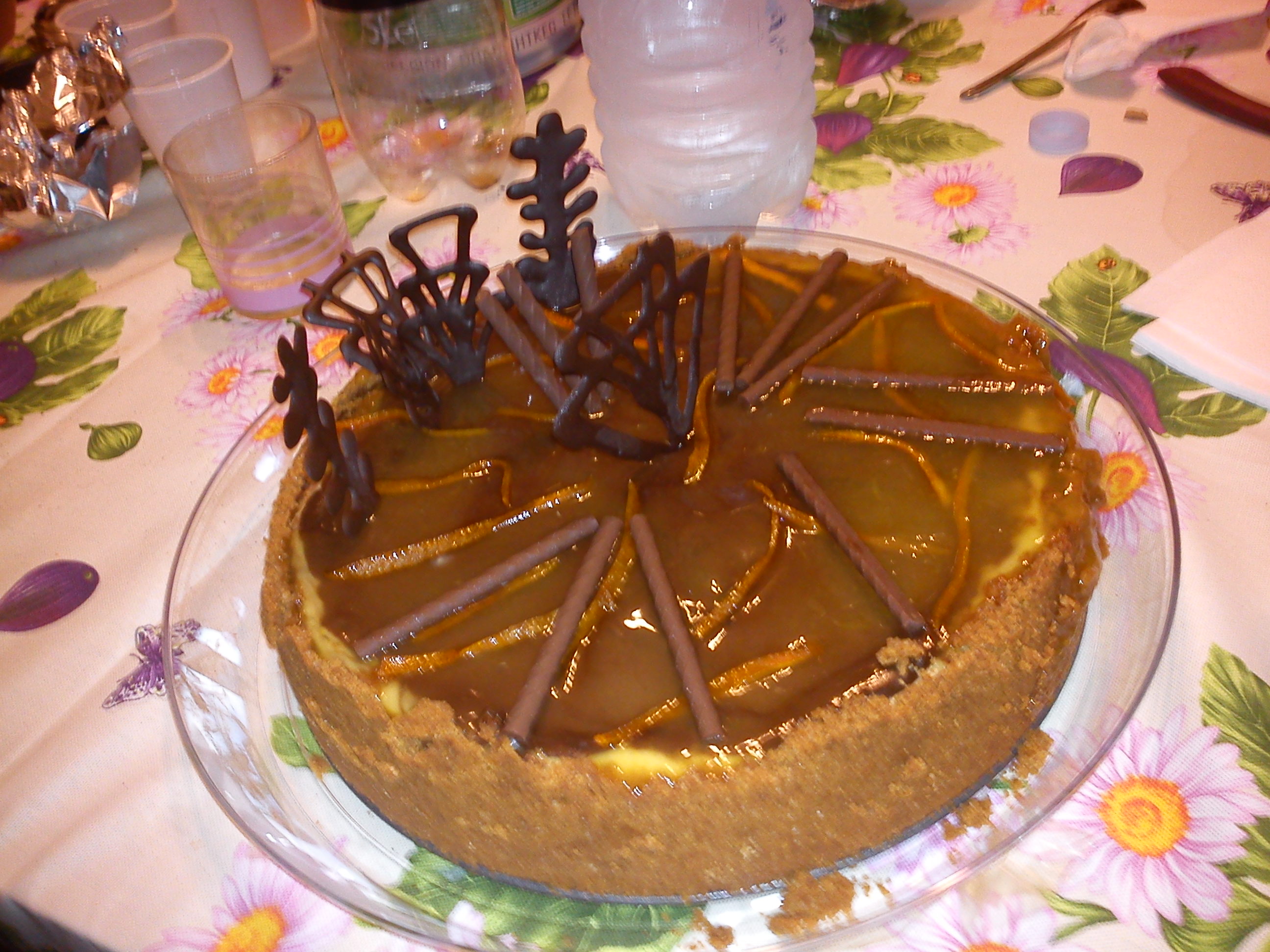 "LA ZEBRA" Cheesecake arancia e cioccolato"