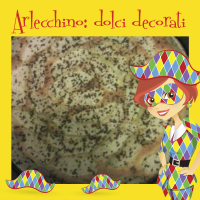 Torta di mele Arlecchino