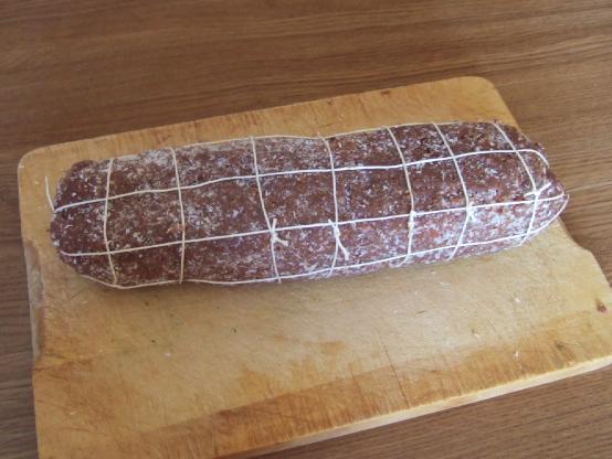 Salame di cioccolato senza uova