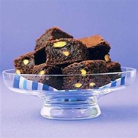 Brownie ai pistacchi e mandorle