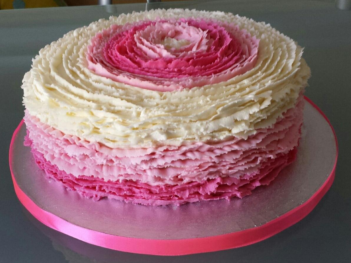 TORTA EFFETTO RUFFLE