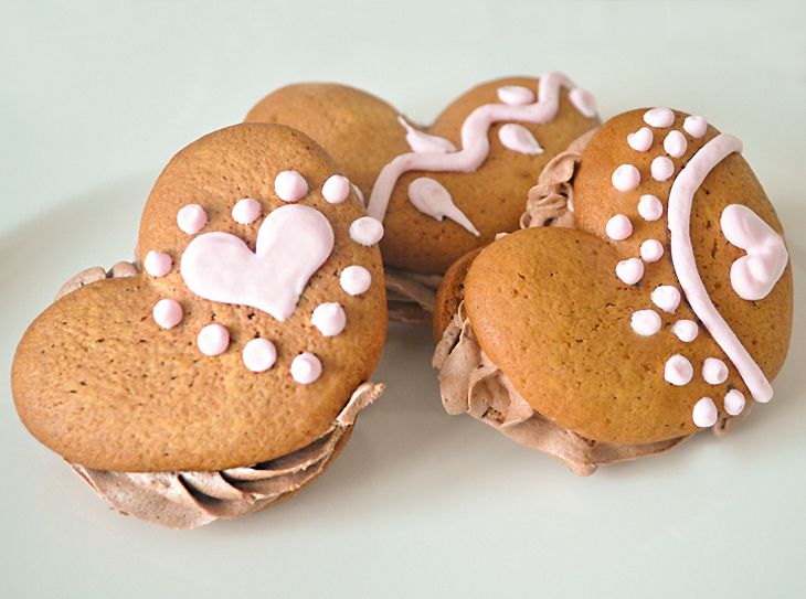 Whoopies a cuore per San Valentino